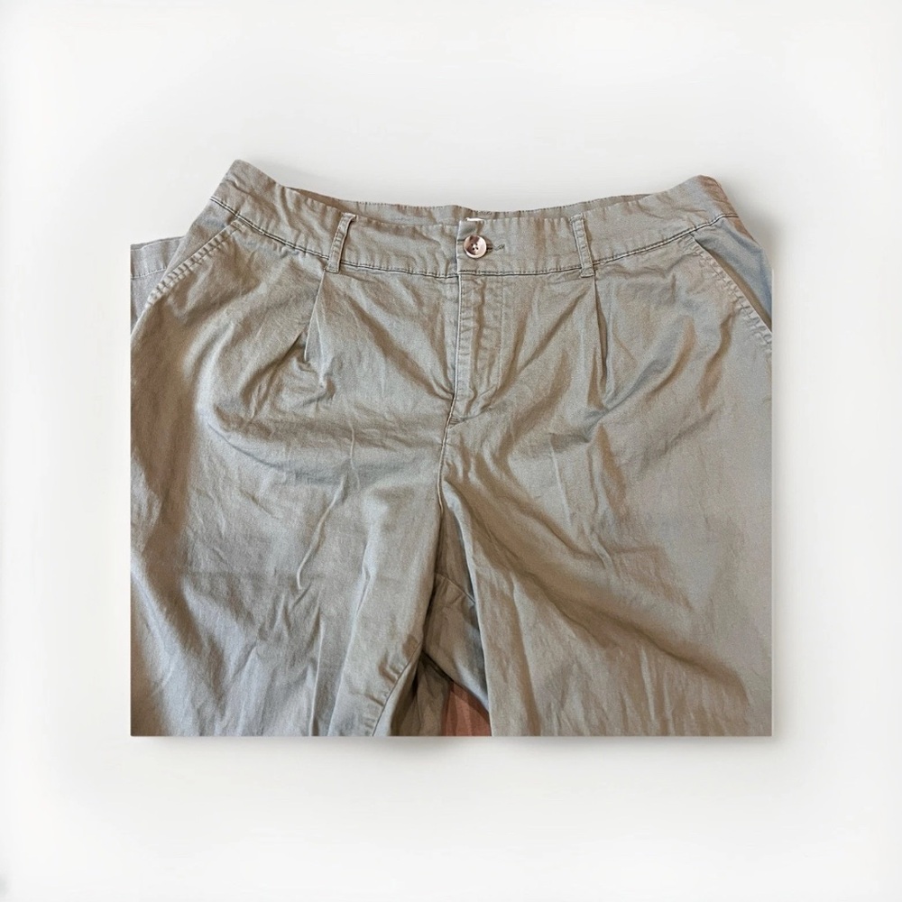 A New Day Olive Green High Rise Straight Leg Pants